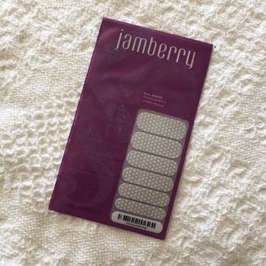 Gray and white polka dot Jamberry nail covers
